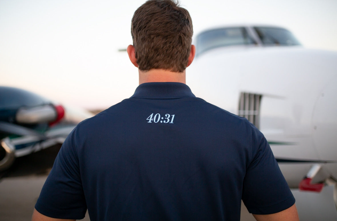 Navy Men’s Nike Golf Shirt