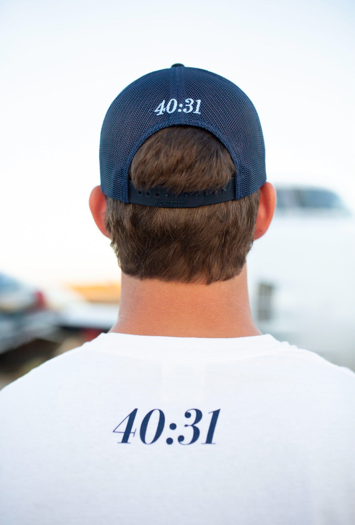 Navy Trucker Hat