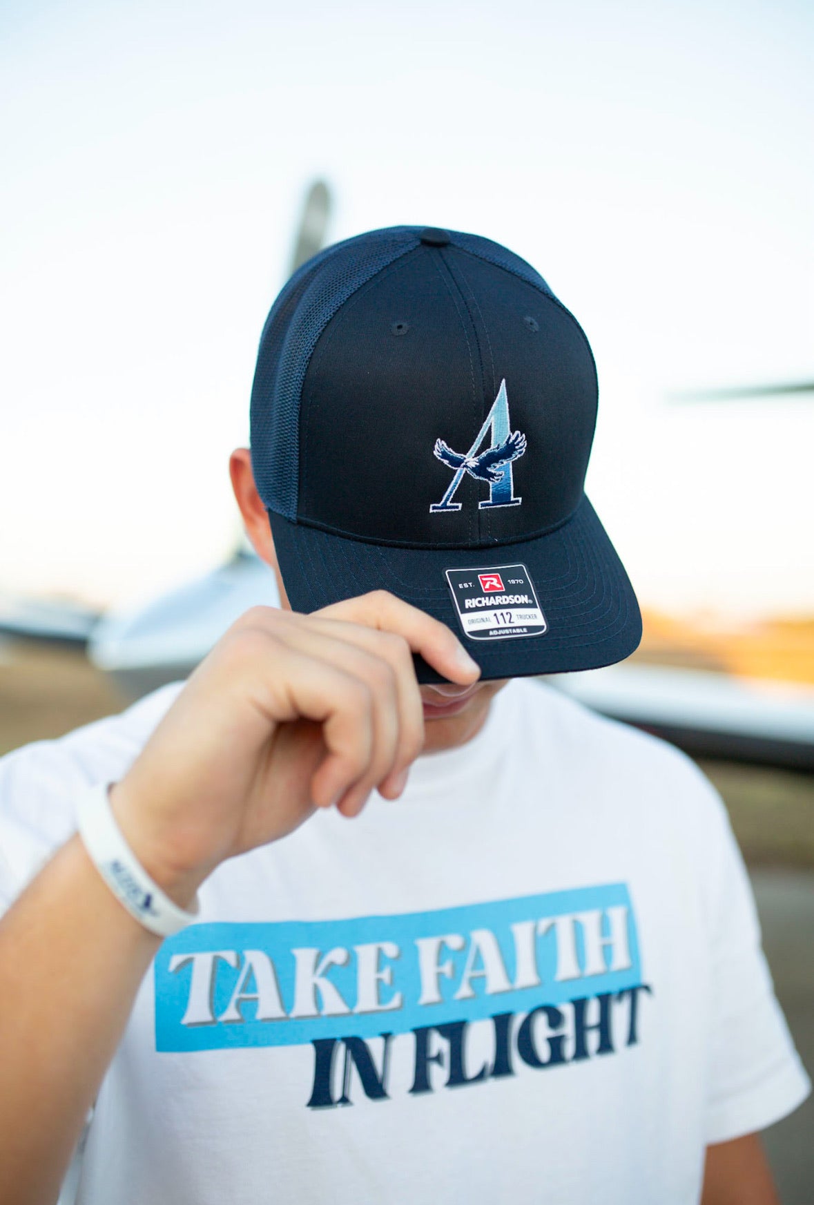 Navy Trucker Hat