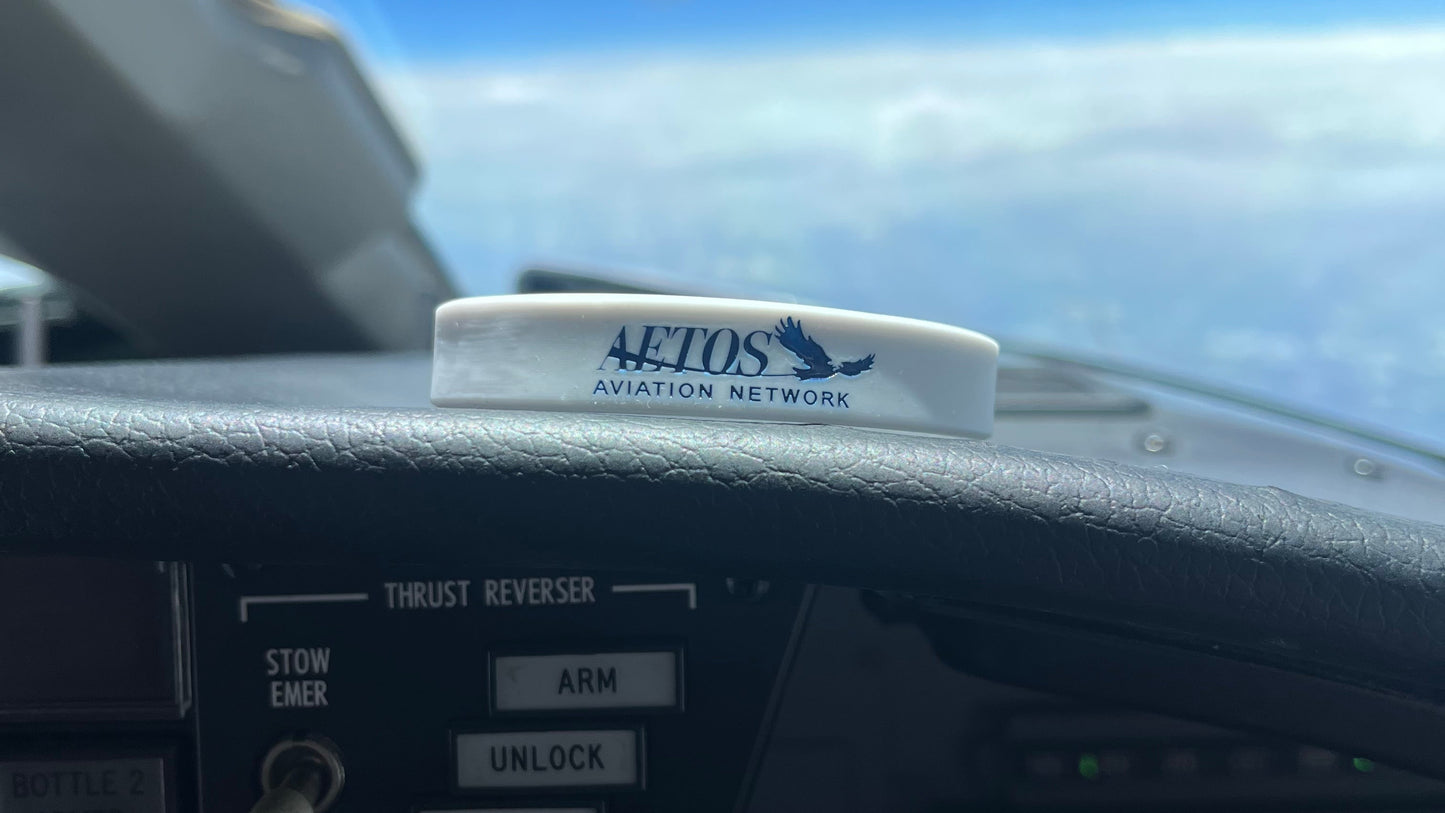White wrist band